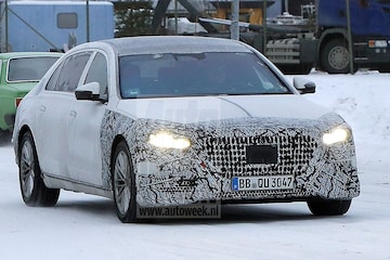 Mercedes-Benz S-klasse Maybach facelift spyshots