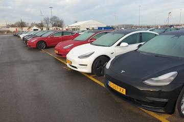 Tesla Model 3 aflevering 2019 Koopman Car Terminal 