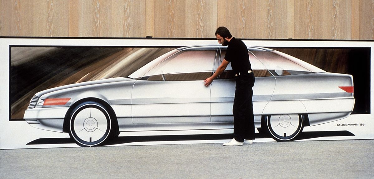 Mercedes-Benz S-klasse W140 schetsen