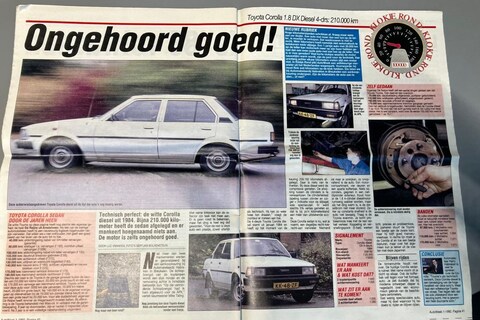 Een Toyota Corolla 1.8D was de allereerste Klokje rond-deelnemer: terugblik met de eigenaar van toen