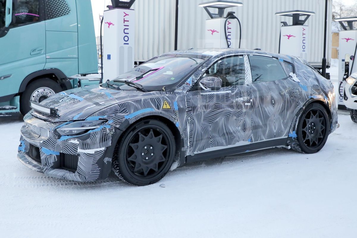 Ferrari EV mule spyshots