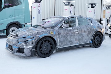 Ferrari EV mule spyshots