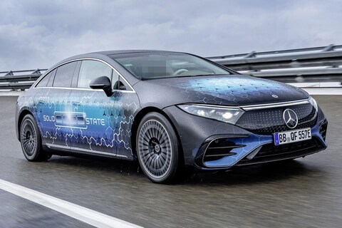 Mercedes-Benz EQS met solid-state-accu en dik 1.000 km bereik de weg op