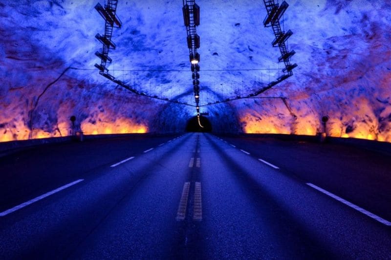 Laerdahl tunnel Noorwegen