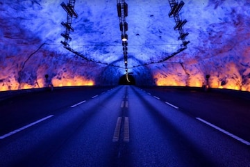 Laerdahl tunnel Noorwegen