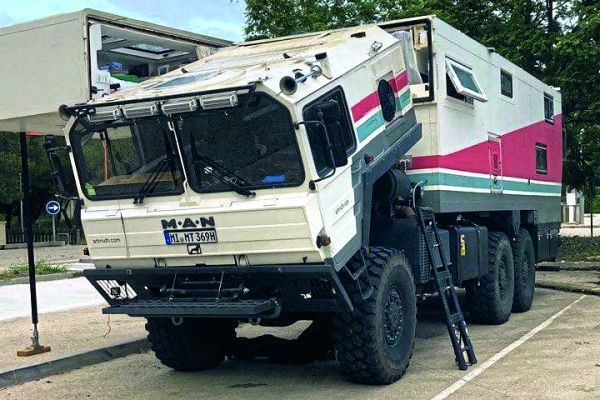 Enorme camper, MAN