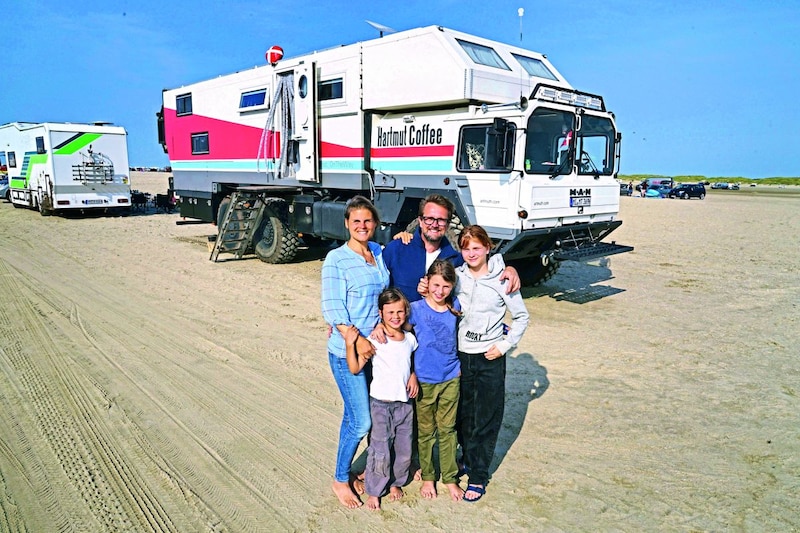 Enorme camper, MAN