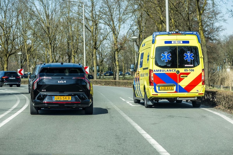 Kia EV3 hulpdiensten ambulance