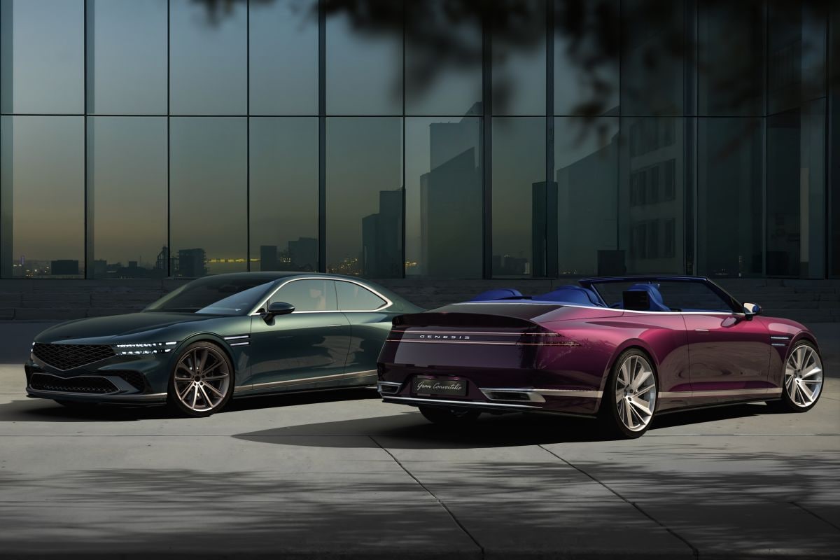 Genesis X Gran Convertible Concept en X Gran Coupe Concept