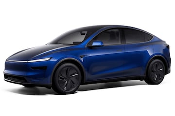 Tesla Model Y blauw