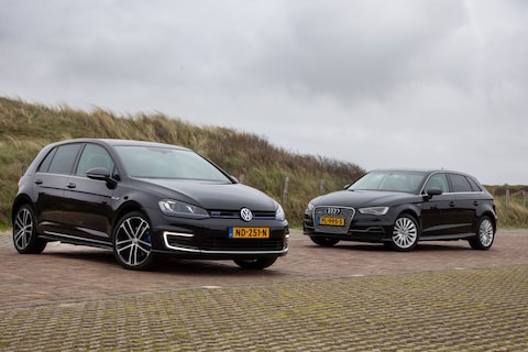 Waarom de Volkswagen Golf GTE wel en de Audi A3 e-tron niet in trek is bij snelle jongens