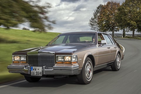 Deze gekke Amerikaan was er ook als diesel: Cadillac Seville met afgehakte kont en zelfontbrander
