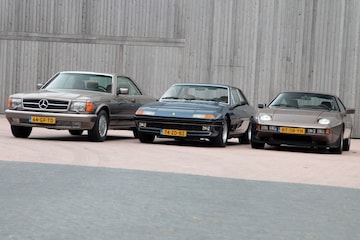 Mercedes 560 SEC - Ferrari 400i - Porsche 928