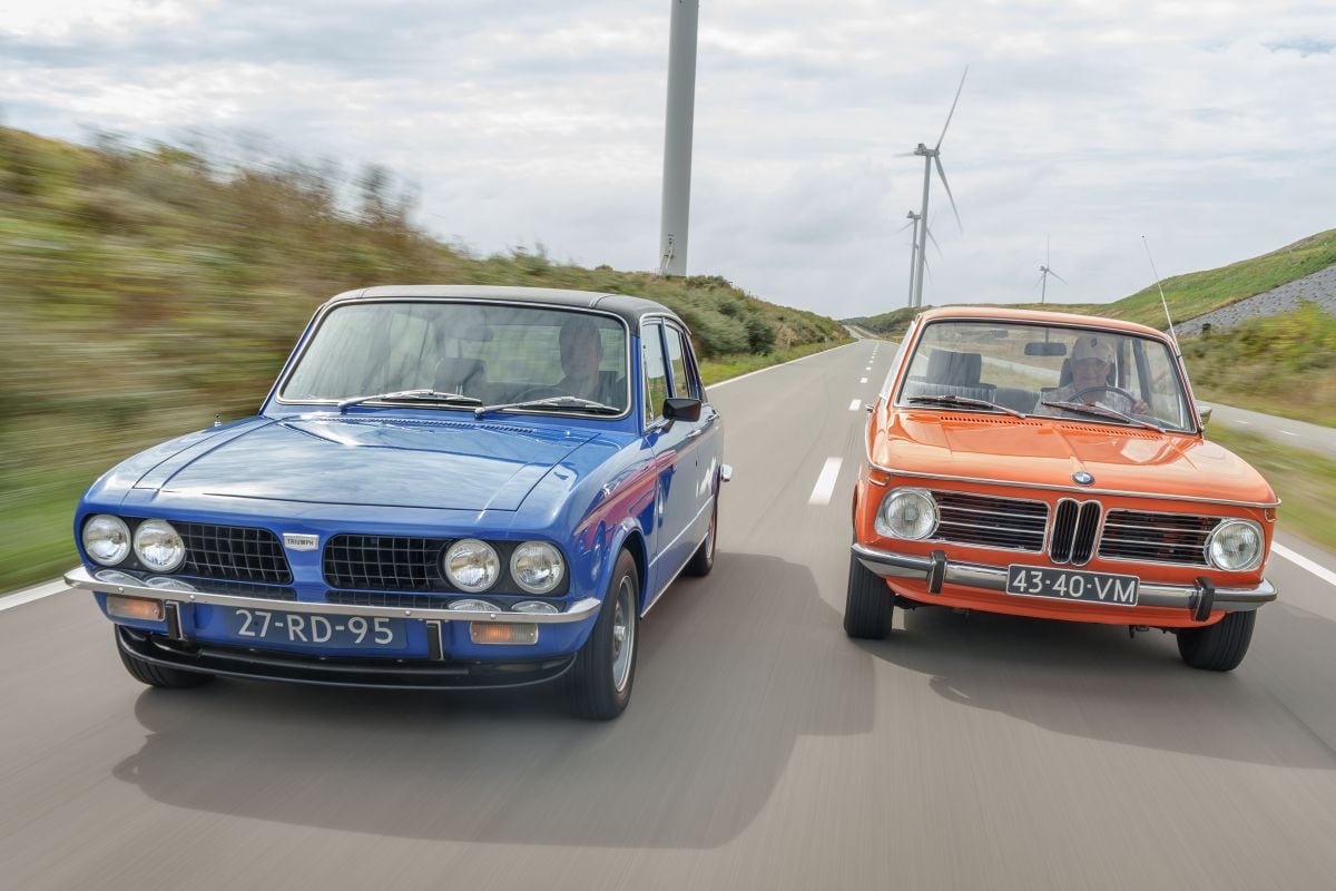 Triumph Dolomite vs BMW 2002