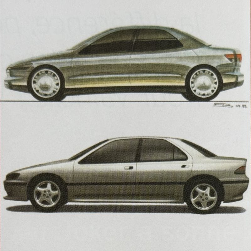 Peugeot 406 designvoorstellen