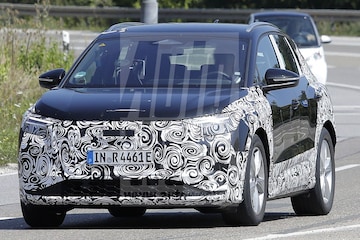 Audi Q4 spyshots facelift