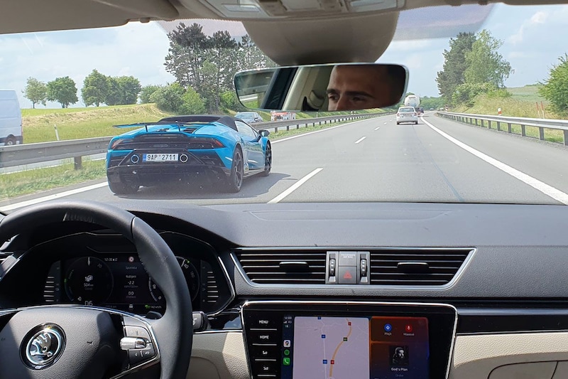 Tsjechië Lamborghini snelweg