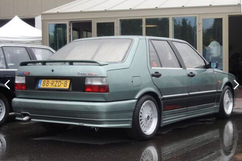 Yes, deze super originele Fiat Croma Turbo i.e. rijdt nog!