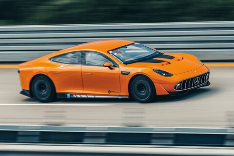 Elektrische Mercedes-AMG boekt records: 'in acht dagen de wereld rond'