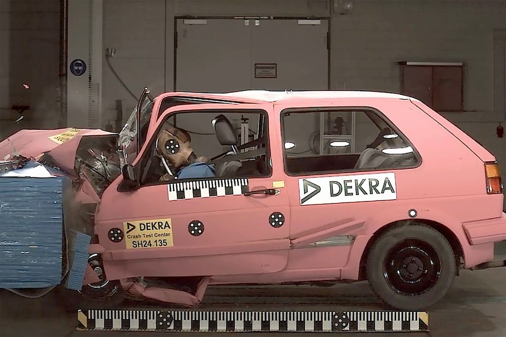 Volkswagen Golf crashtest