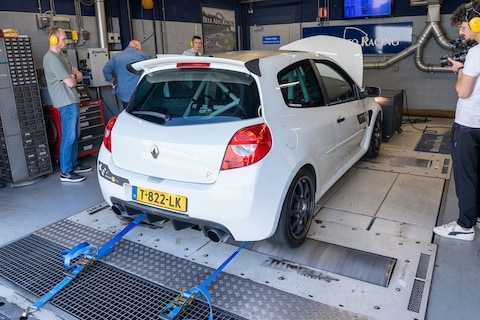 Renault Clio RS Cup (2009) - Op de rollenbank