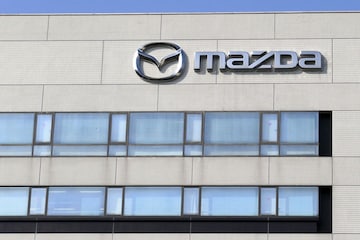 Mazda hoofdkantoor en logo