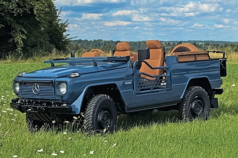 Mercedes-Benz G-klasse klaar voor droppings uit de lucht in de verkoop