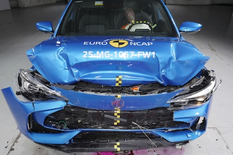 MG 3 vertoont 'serieus probleem' bij crashtest