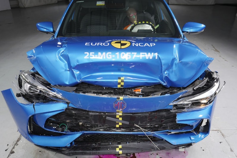 MG 3 crashtest Euro NCAP