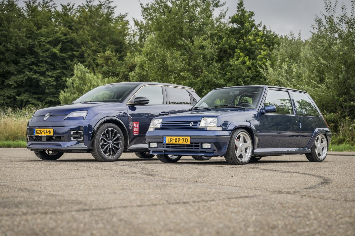 Renault 5 E-Tech Electric ontmoet 5 GT Turbo