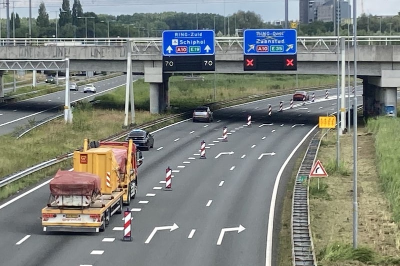 Verkeer Amsterdam, A2 aansluiting A10