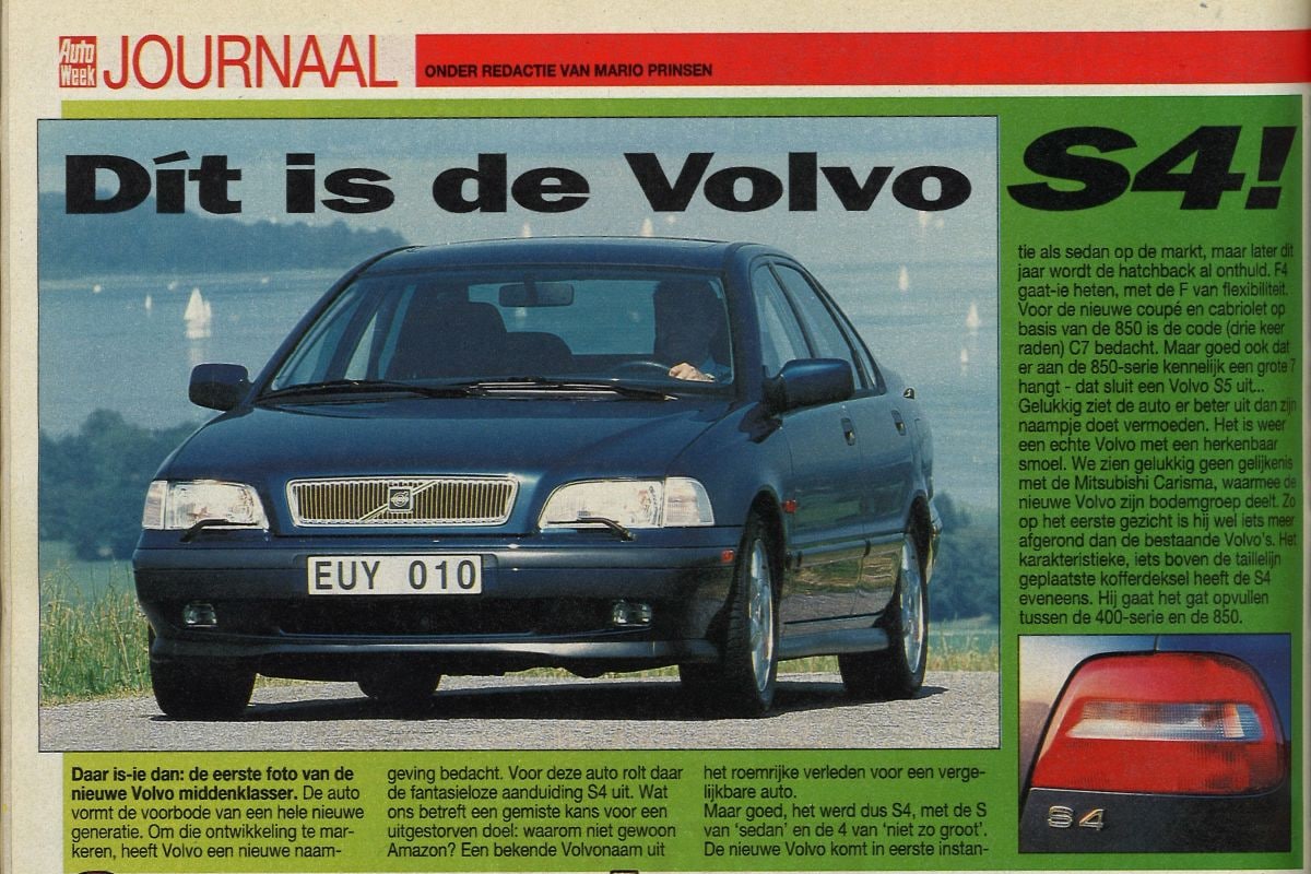 Volvo S40 als S4 aangekondigd