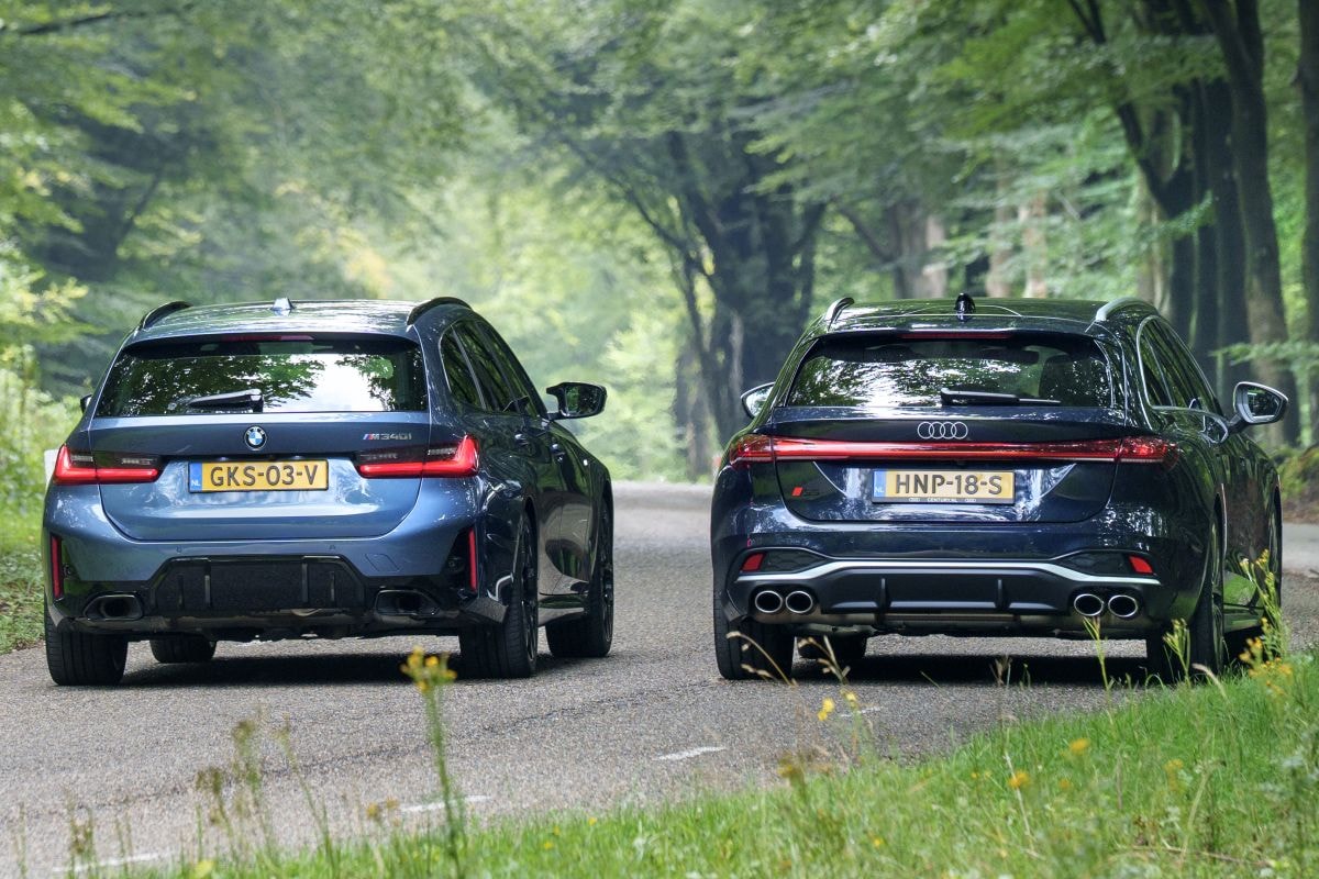 Audi S5 Avant vs BMW M340i xDrive Touring stationwagons