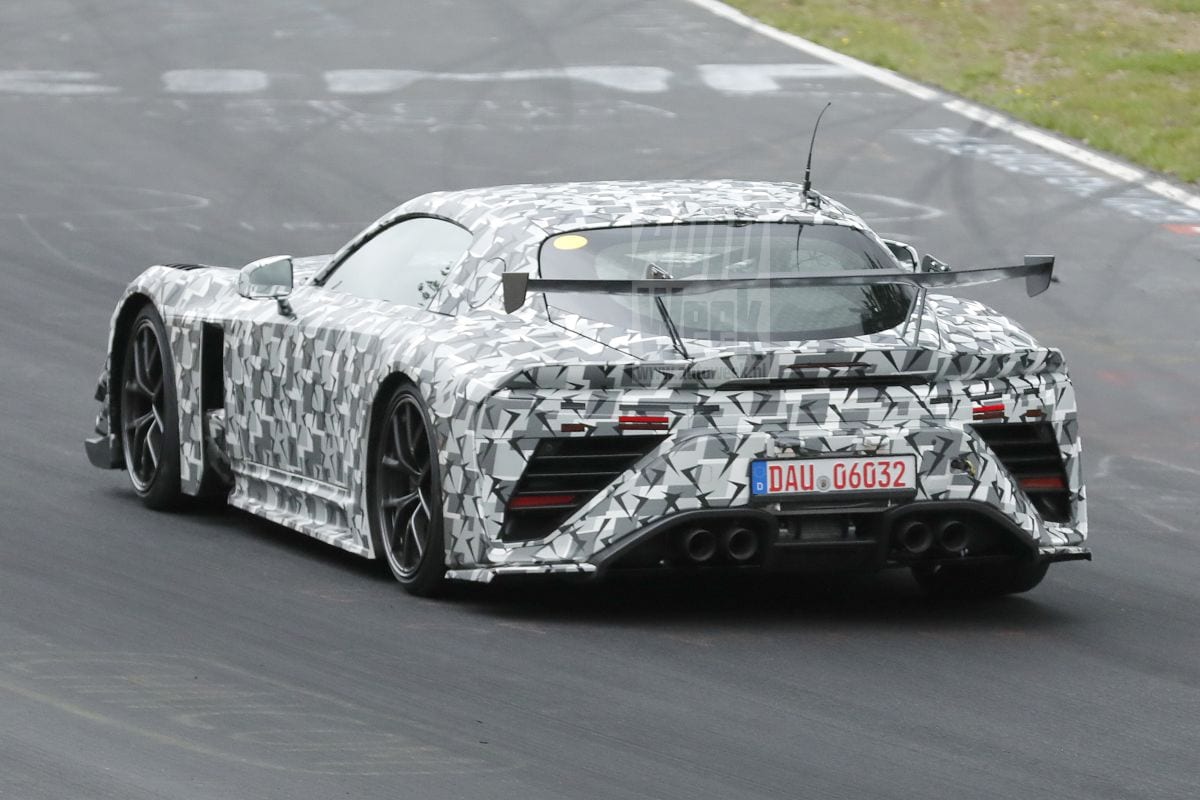 Lexus LFR spyshots