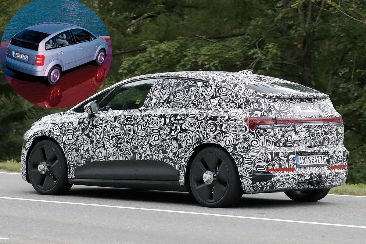 Spyshots Audi A2 e-tron