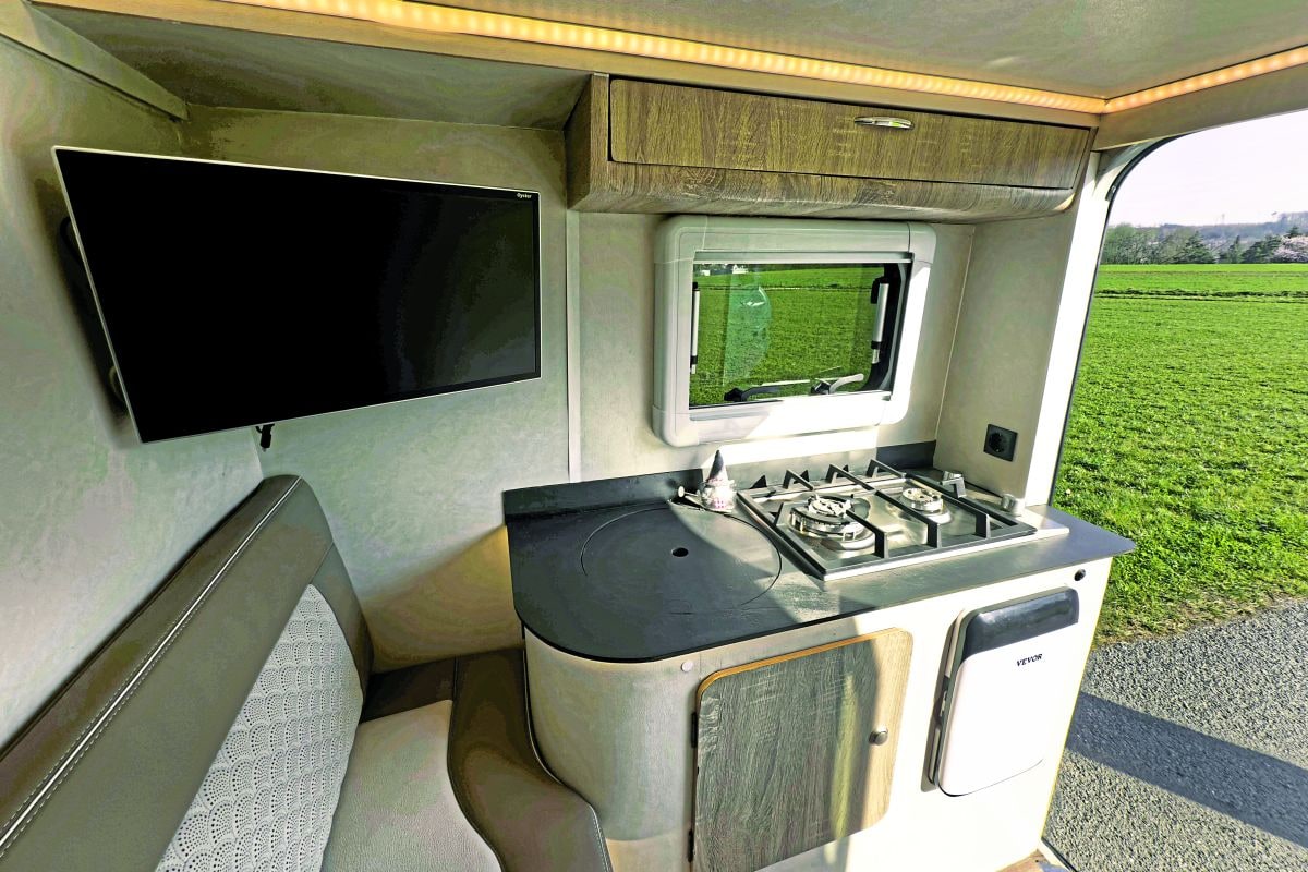 Mini-camper op basis van Aixam