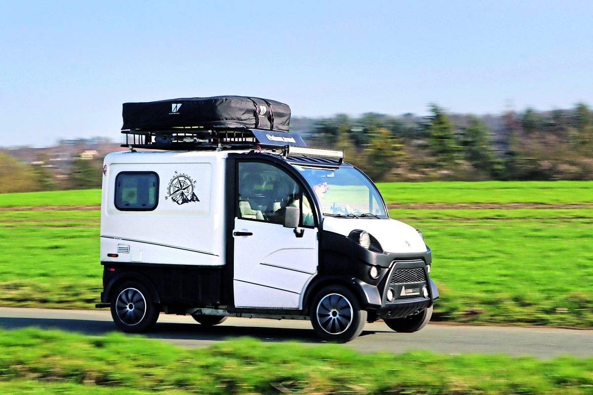 Mini-camper op basis van Aixam