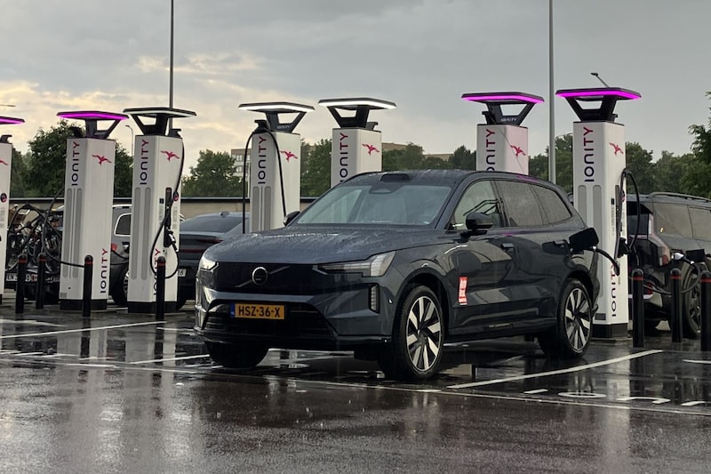 Elektrische roadtrip, snelladen Volvo EX90