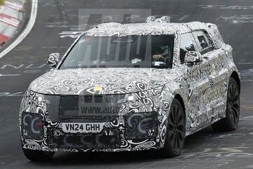 Range Rover Velar EV spyshots