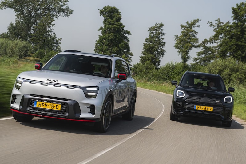 Smart #5 Mini Countryman dubbeltest