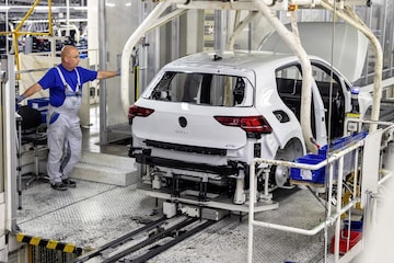 Productie Volkswagen Golf Wolfsburg