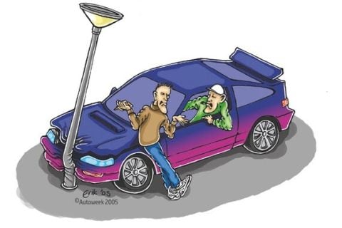 Ook als je 'doorrijdt' na het omver rijden van een lantaarnpaal ben je strafbaar