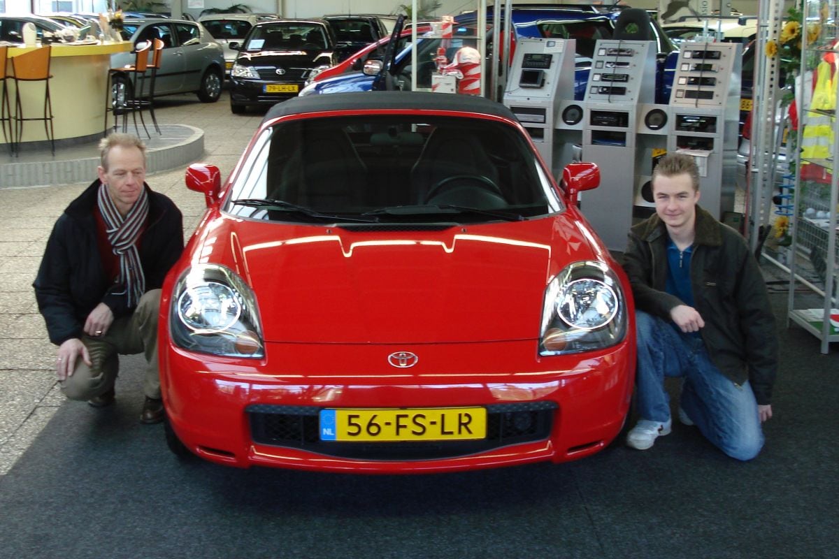 Toyota MR2, eerste auto van Joe van Burik
