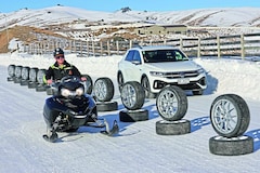 Vierseizoenbanden, allseasons, in de sneeuw