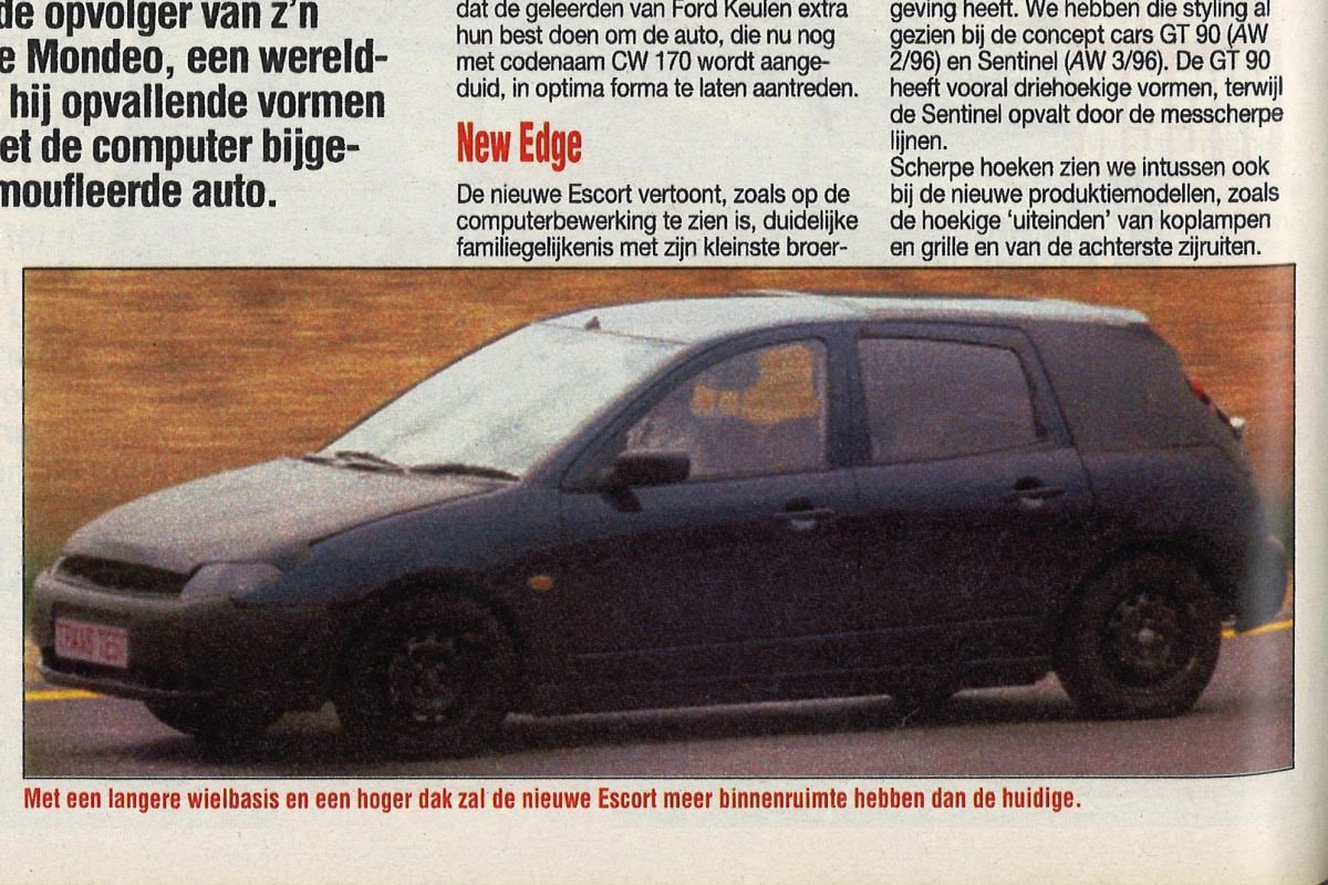 Spionageplaten eerste Ford Focus