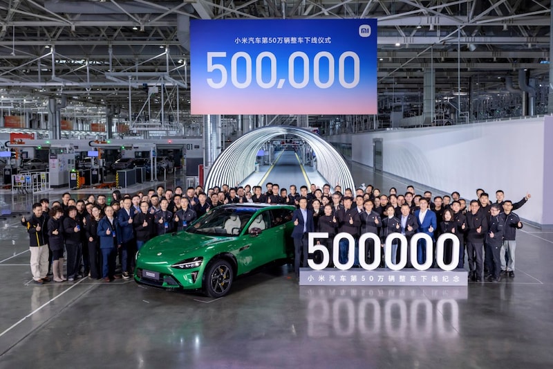 Xiaomi bouwt nu al 500.000ste auto