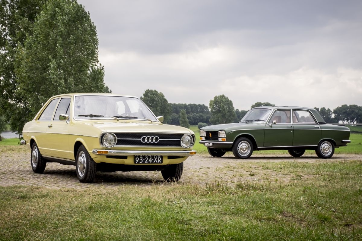Audi 80 en Peugeot 304