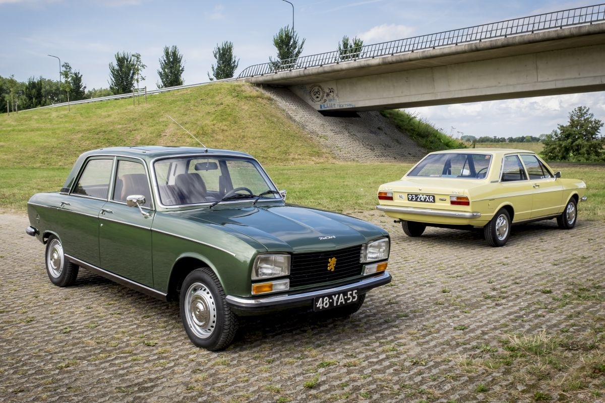 Audi 80 en Peugeot 304