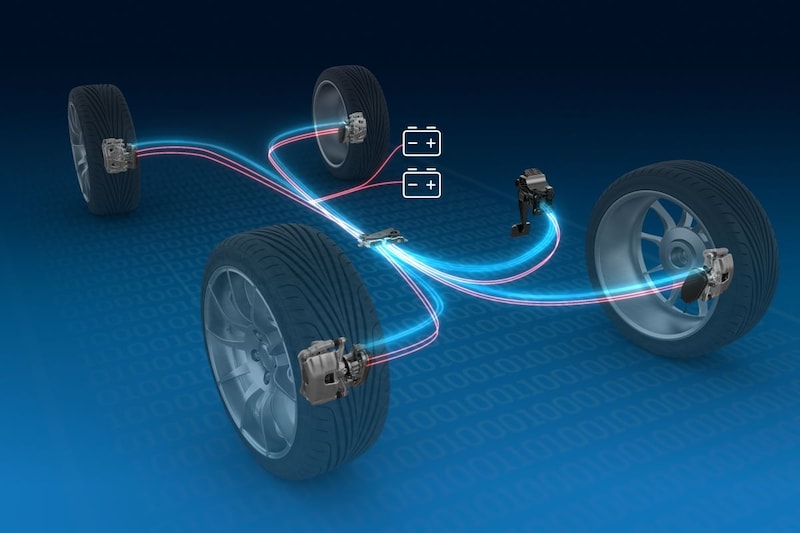foto's van oude auto's voor bij een verhaal over remmen