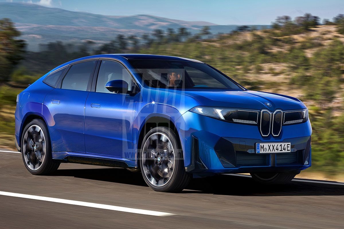 BMW iX4 renders